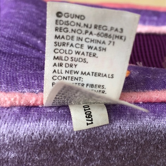 My Little Kitty Gund Zip Up Carrying Case with White Cat Dish and Ball Fabric - Picture 10 of 14